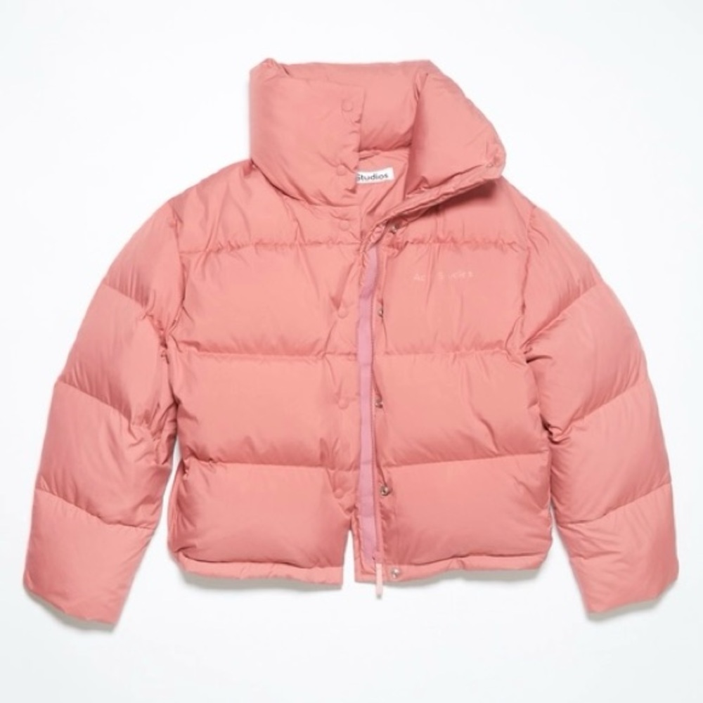 NWT Acne Studios Down Puffer Jacket - Pink - Picture 3 of 16